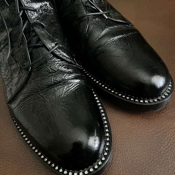 Dior Rebelle Lambskin Combat Boot - Picture 3 of 11